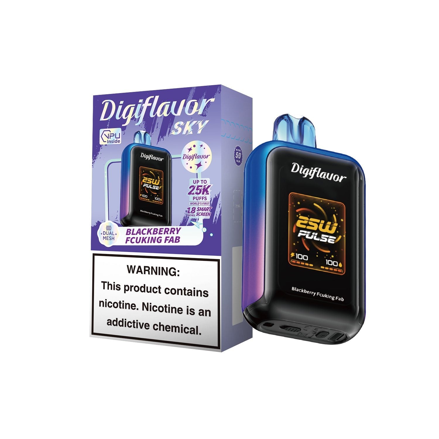 Blackberry Fcuking Fab Digiflavor SKY 25K - Vape.LLC