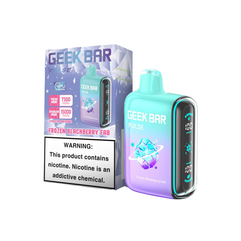 Frozen Blackberry FAB Geek Bar Pulse 15000 - Vape.LLC