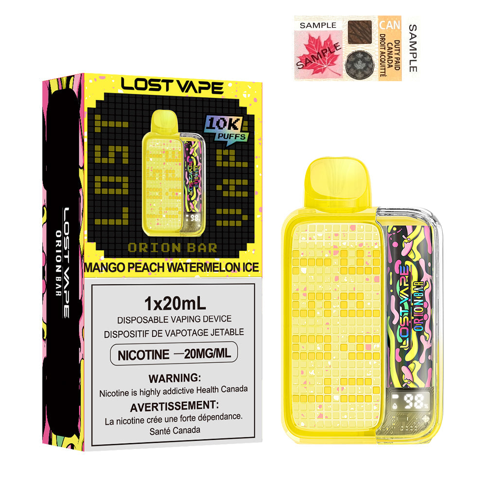 Peach Mango Watermelon Lost Vape Orion Bar 10000 - Vape.LLC