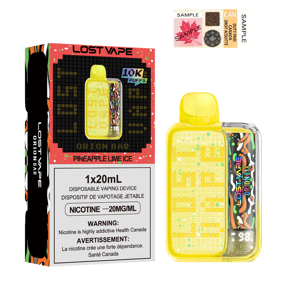 Pineapple Lemonade Lost Vape Orion Bar 10000 - Vape.LLC