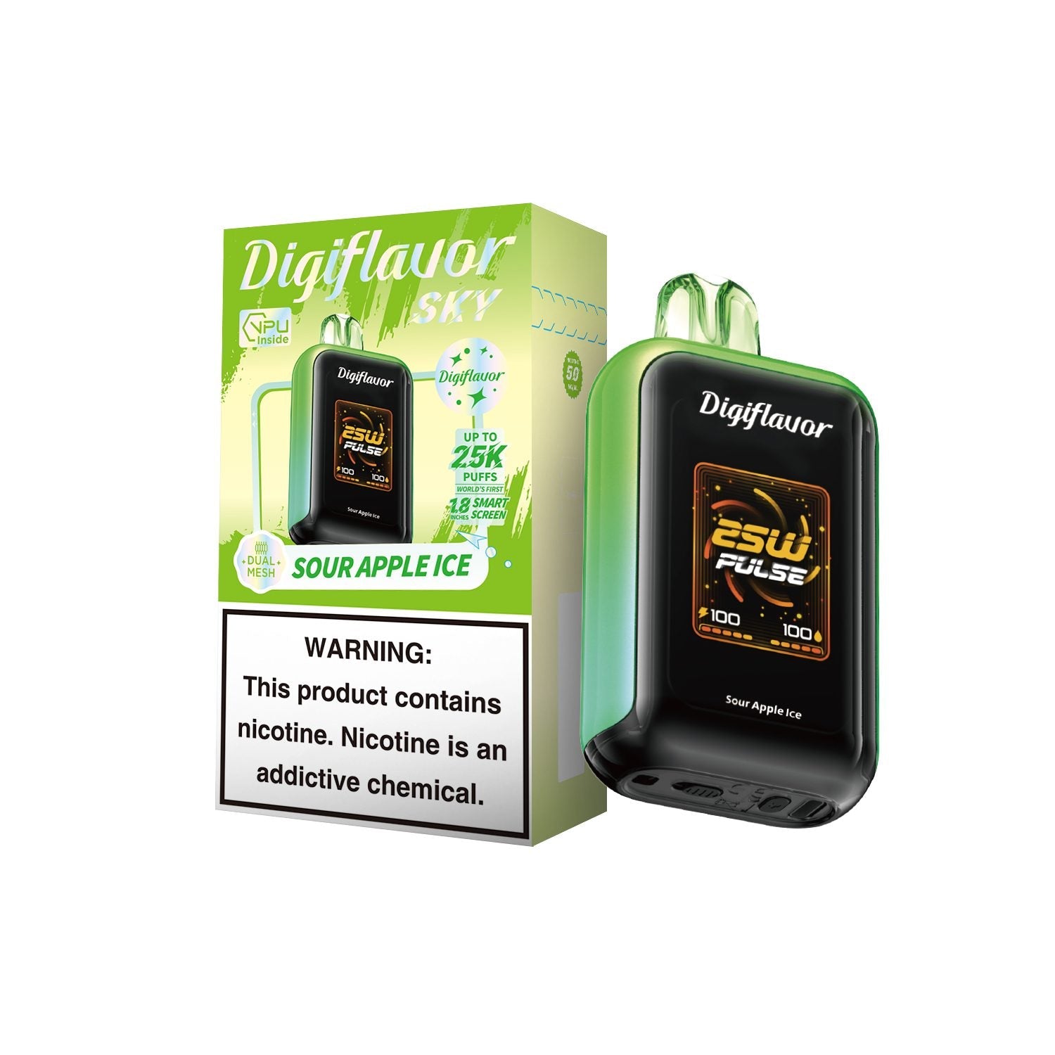 Sour Apple Ice Digiflavor SKY 25K - Vape.LLC