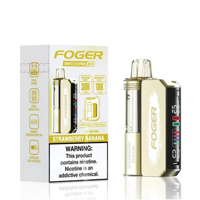 Strawberry Banana Foger Switch Pro 30K Kit - Vape.LLC