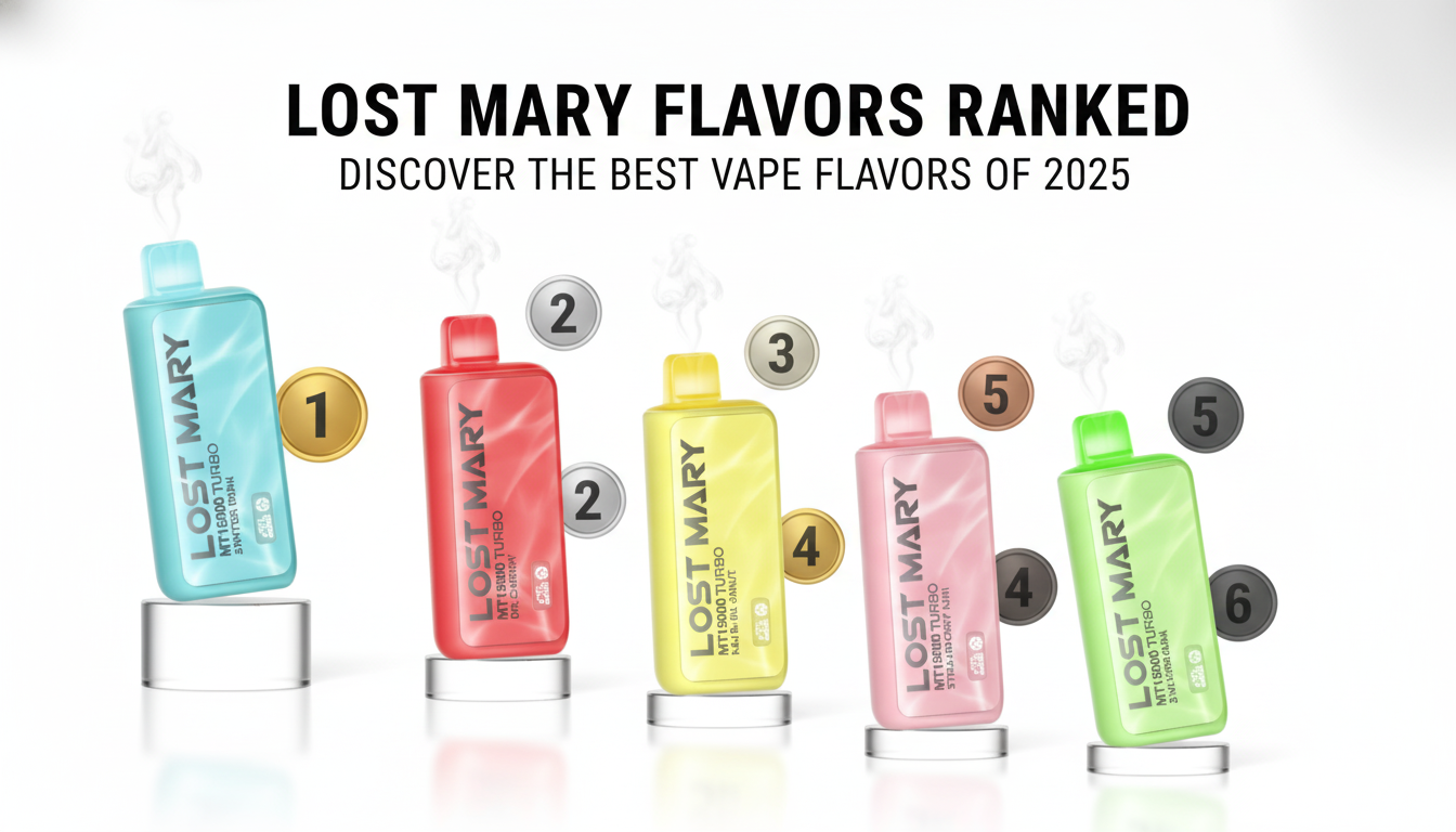 Lost Mary Flavors Ranked: Discover the Best Vape Flavors of 2025