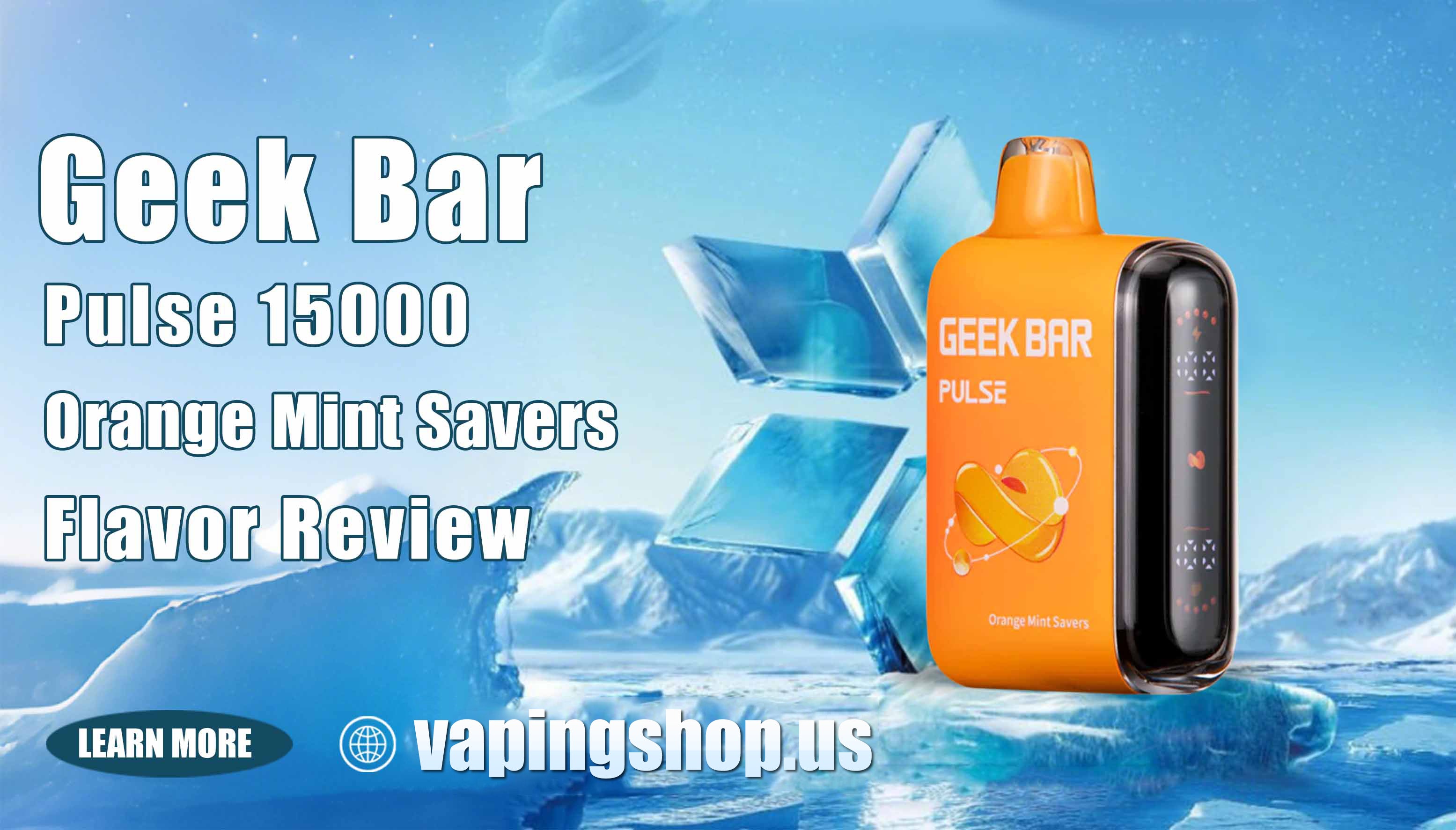 Orange Mint Savers Geek Bar Pulse 15000 Review