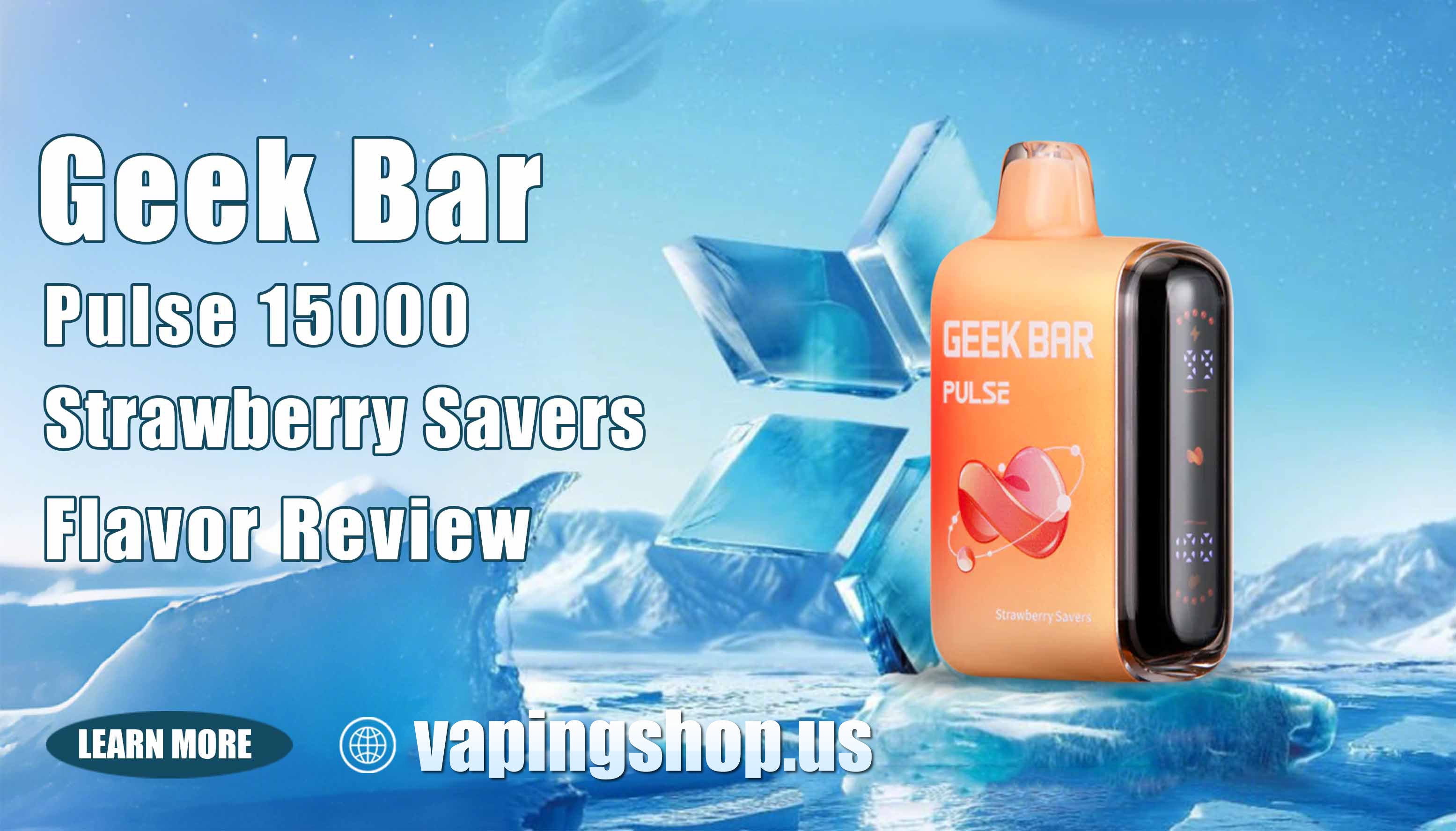 Strawberry Savers Geek Bar Pulse 15000 Review