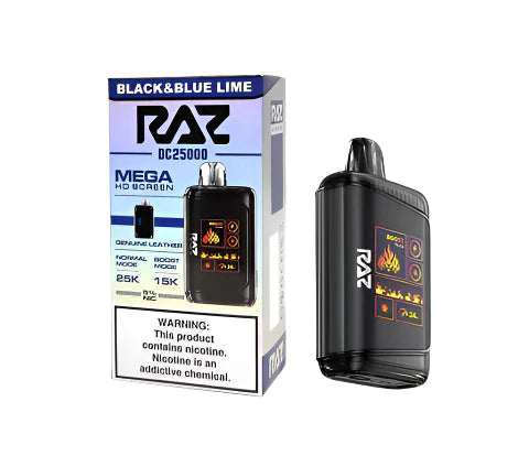 Black & Blue Lime Raz LTX 25K - Vape.LLC