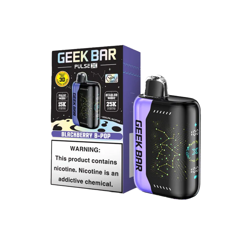 Blackberry B-Pop Geek Bar Pulse X 25000 - Vape.LLC