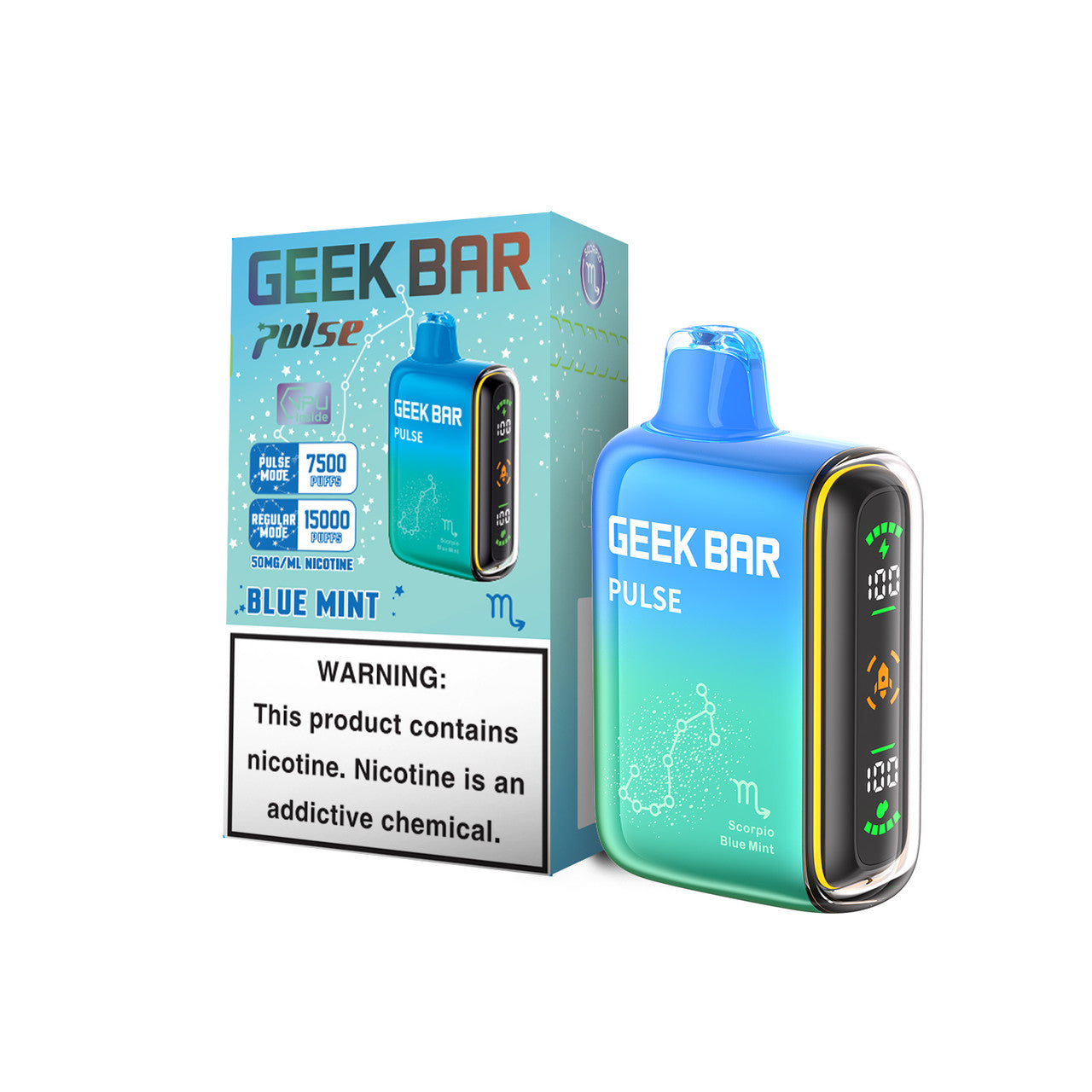 Blue Mint Geek Bar Pulse 15000 - Vape.LLC