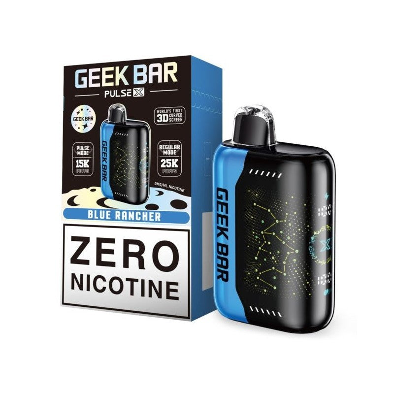 Blue Rancher (Zero Nicotine) Geek Bar Pulse X 25000 - Vape.LLC