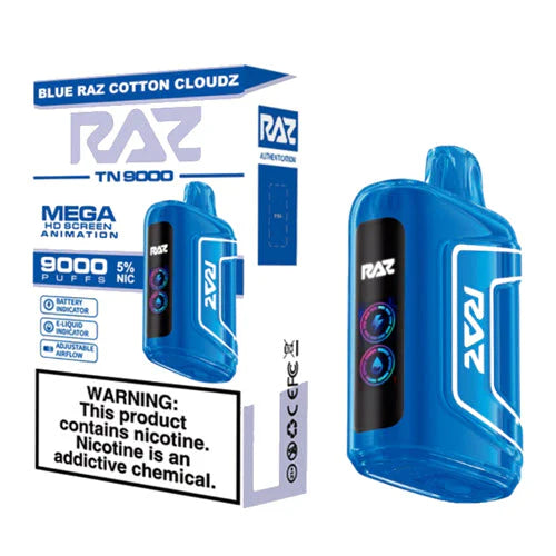 Blue Raz Cotton Cloudz Raz TN9000 - Vape.LLC