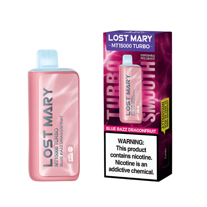 Blue Razz Dragonfruit Lost Mary MT15000 Turbo - Vape.LLC