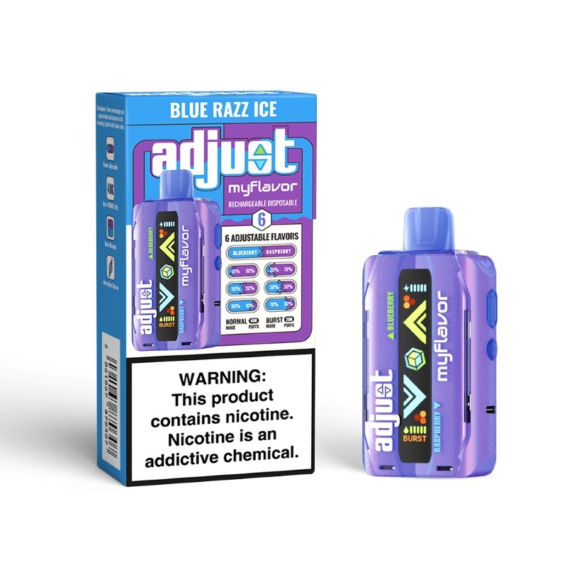 Blue Razz Ice Adjust MyFlavor 40K - Vape.LLC