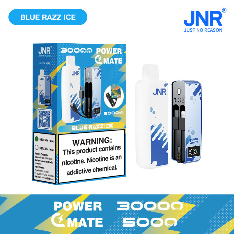 Blue Razz Ice JNR Power Mate 30K Kit