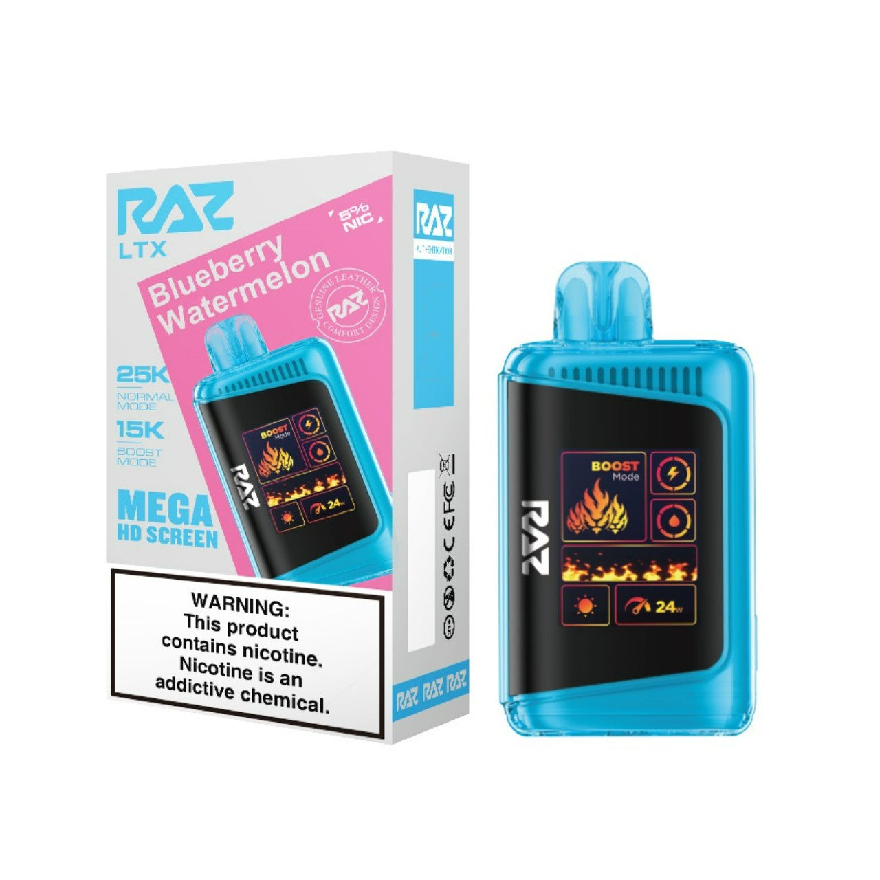 Blueberry Watermelon Raz LTX 25K - Vape.LLC