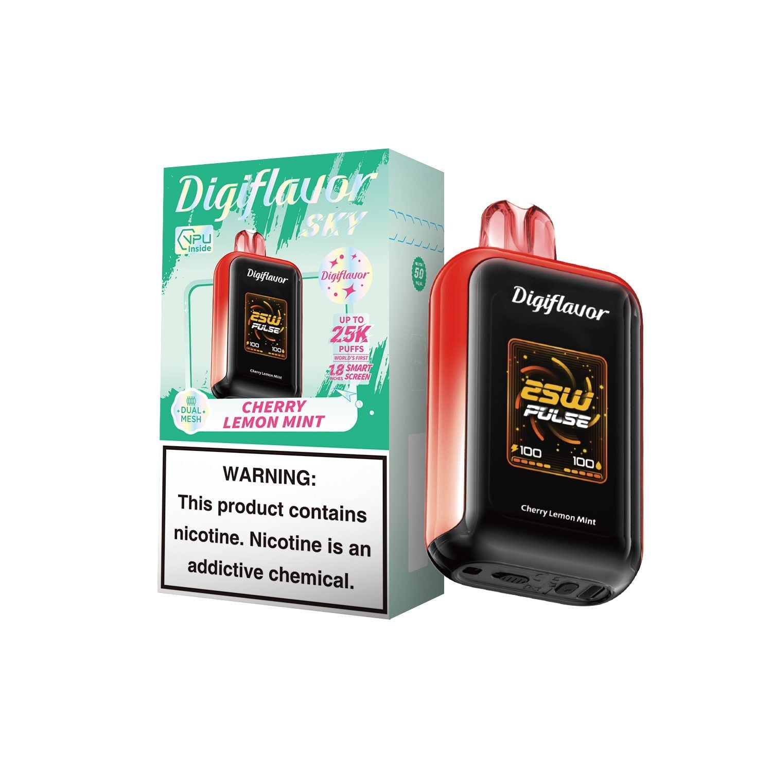 Cherry Lemon Mint Digiflavor SKY 25K - Vape.LLC