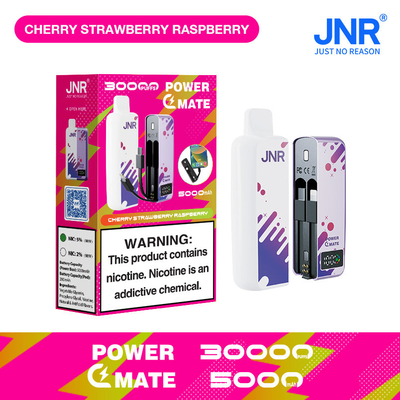 Cherry Strawberry Raspberry JNR Power Mate 30K Kit