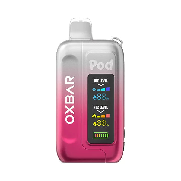 Clear Crimson Oxbar Ice-Nic Control 35K - Black Coral