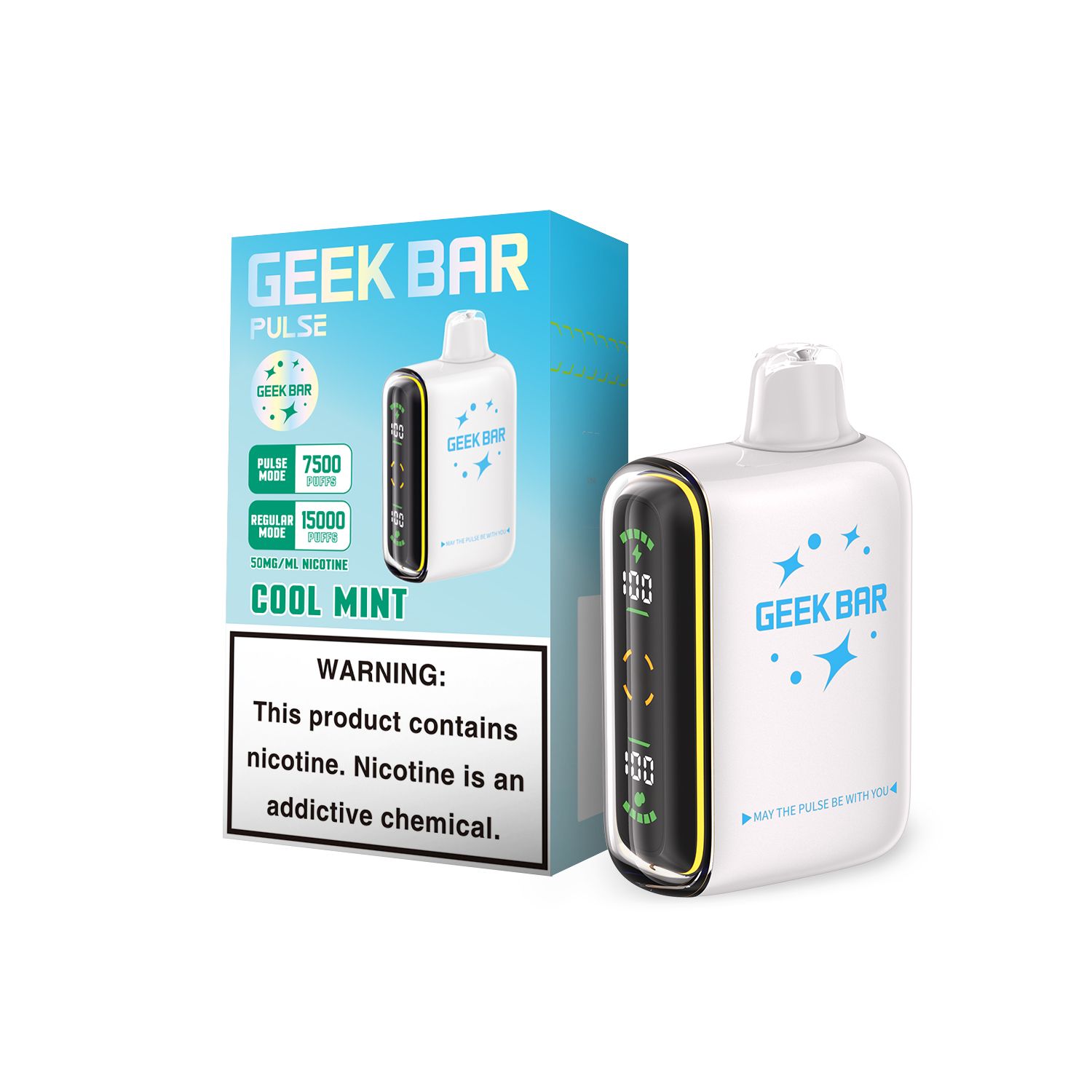 Cool Mint Geek Bar Pulse 15000 - Vape.LLC