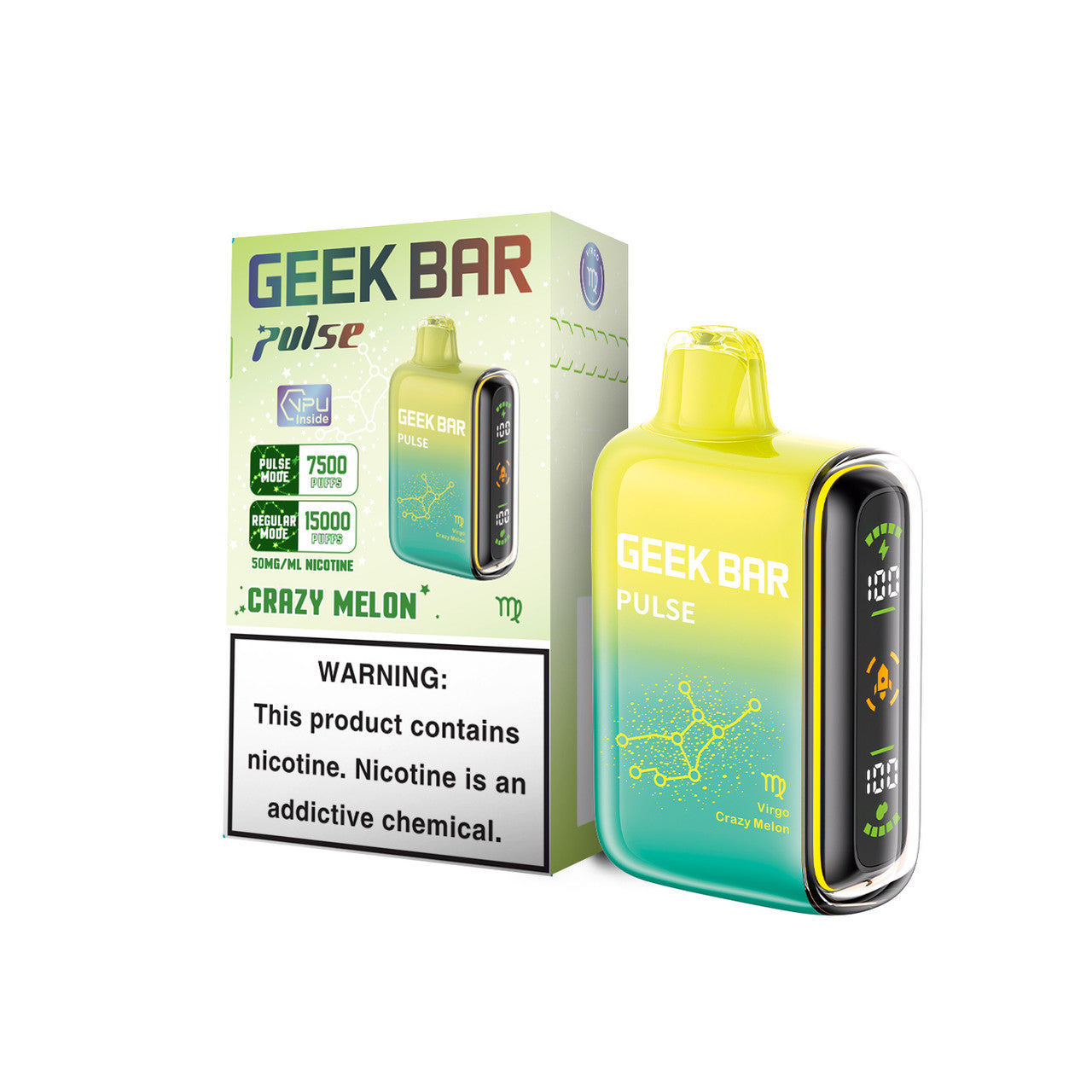 Crazy Melon Geek Bar Pulse 15000 - Vape.LLC
