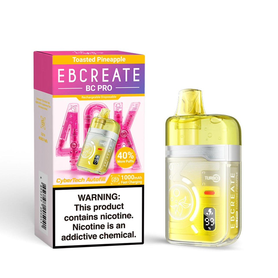 EBCREATE BC Pro 40K Toasted Pineapple Disposable Vape - Vaping Shop