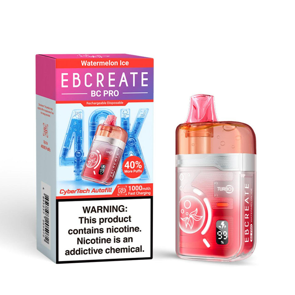 EBCREATE BC Pro 40K Watermelon Ice Disposable Vape - Vaping Shop