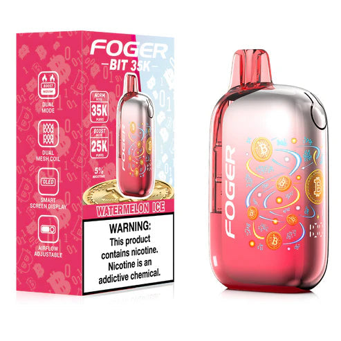 Foger Bit 35K Watermelon Ice Disposable Vape - Vaping Shop