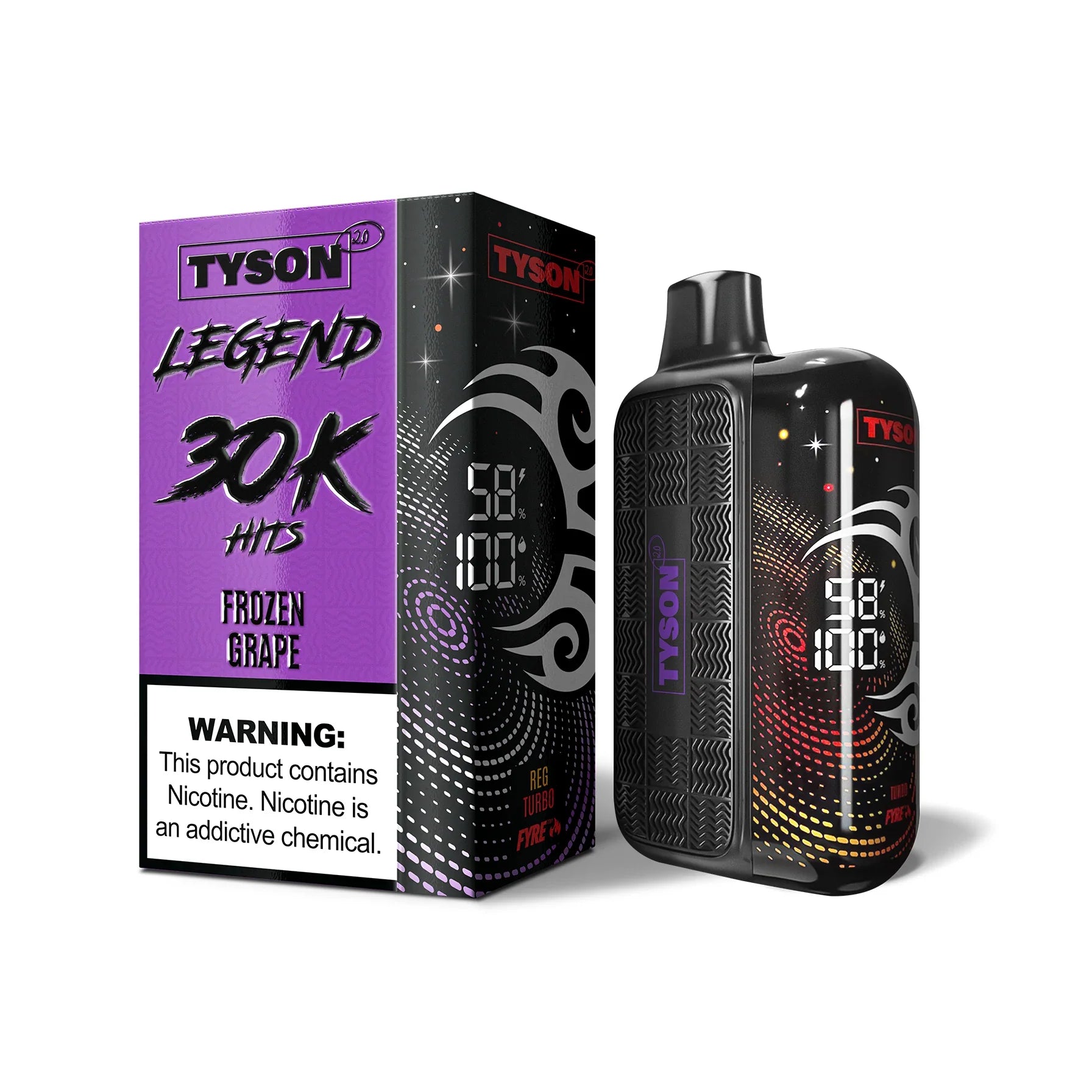 Frozen Grape Tyson 2.0 Legend 30K - Black Coral