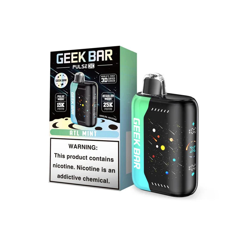 Geek Bar Pulse X 25000 ATL Mint  Disposable Vape - Vaping Shop
