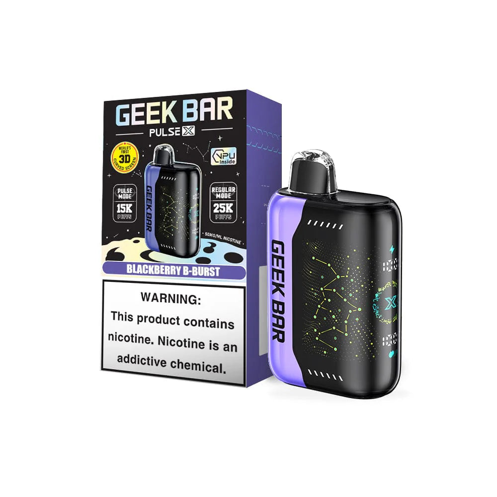 Geek Bar Pulse X 25K Blackberry B-Burst Disposable Vape - Vaping Shop