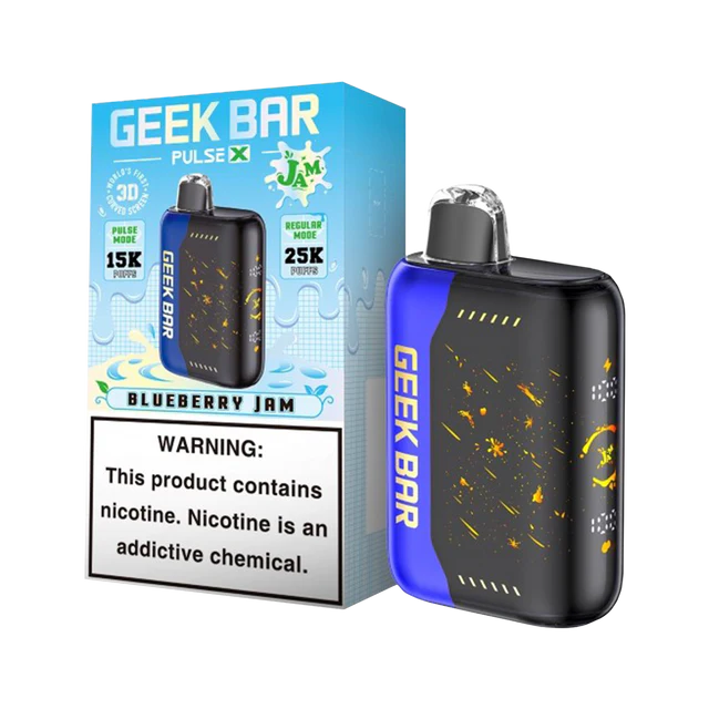 Geek Bar Pulse X 25000 Blueberry Jam Disposable Vape - Vaping Shop
