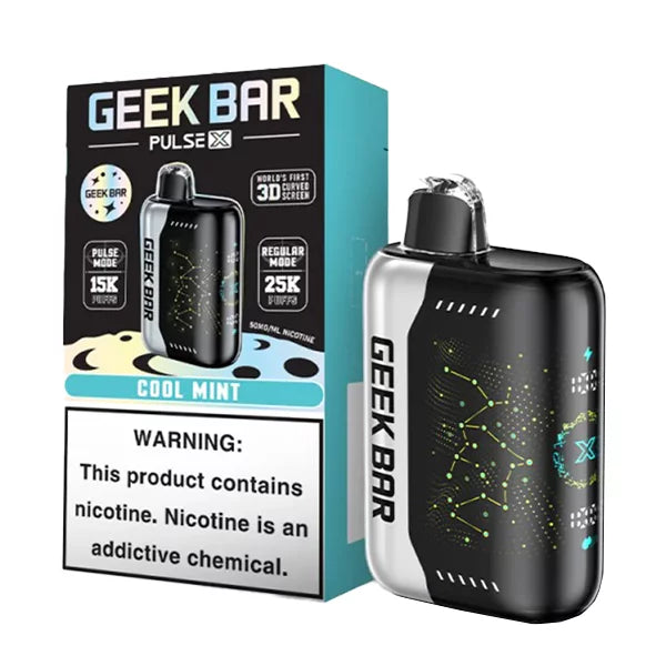Geek Bar Pulse X 25000 Cool Mint Disposable Vape - Vaping Shop