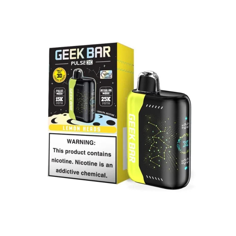 Geek Bar Pulse X 25000 Lemon Heads Disposable Vape - Vaping Shop