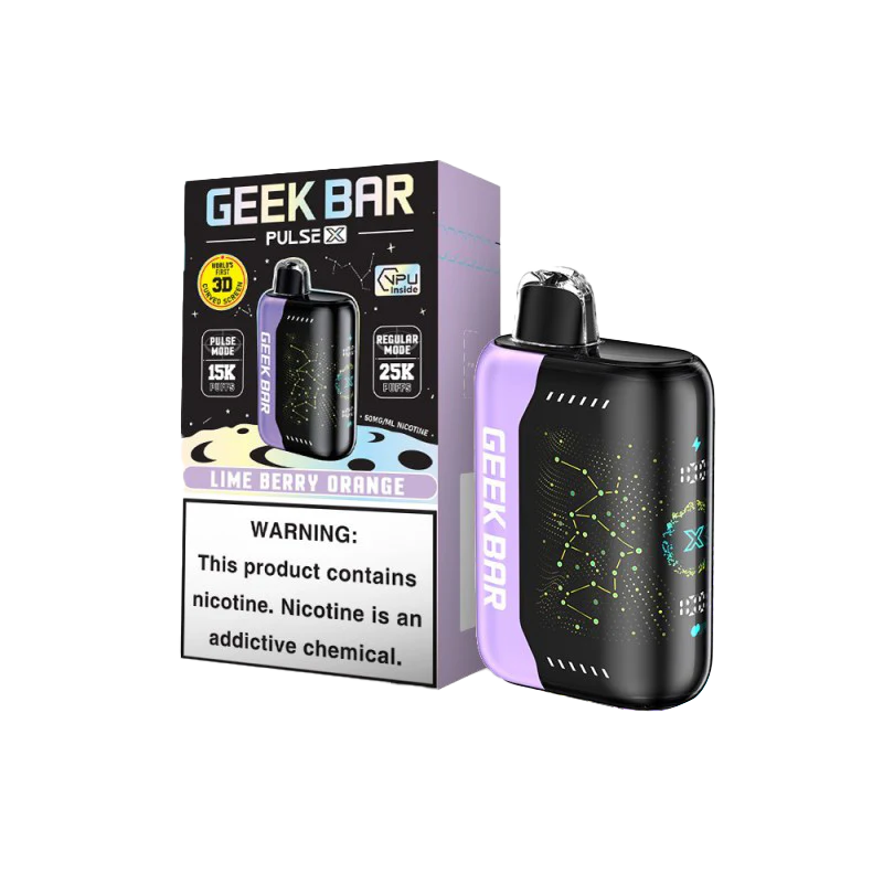  Geek Bar Pulse X 25000 Lime Berry Orange Disposable Vape - Vaping Shop