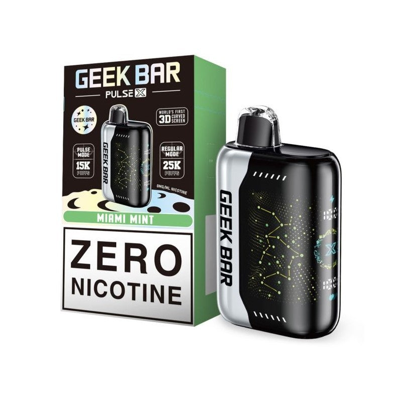 Geek Bar Pulse X 25000 Miami Mint (Zero Nicotine) Disposable Vape - Vaping Shop