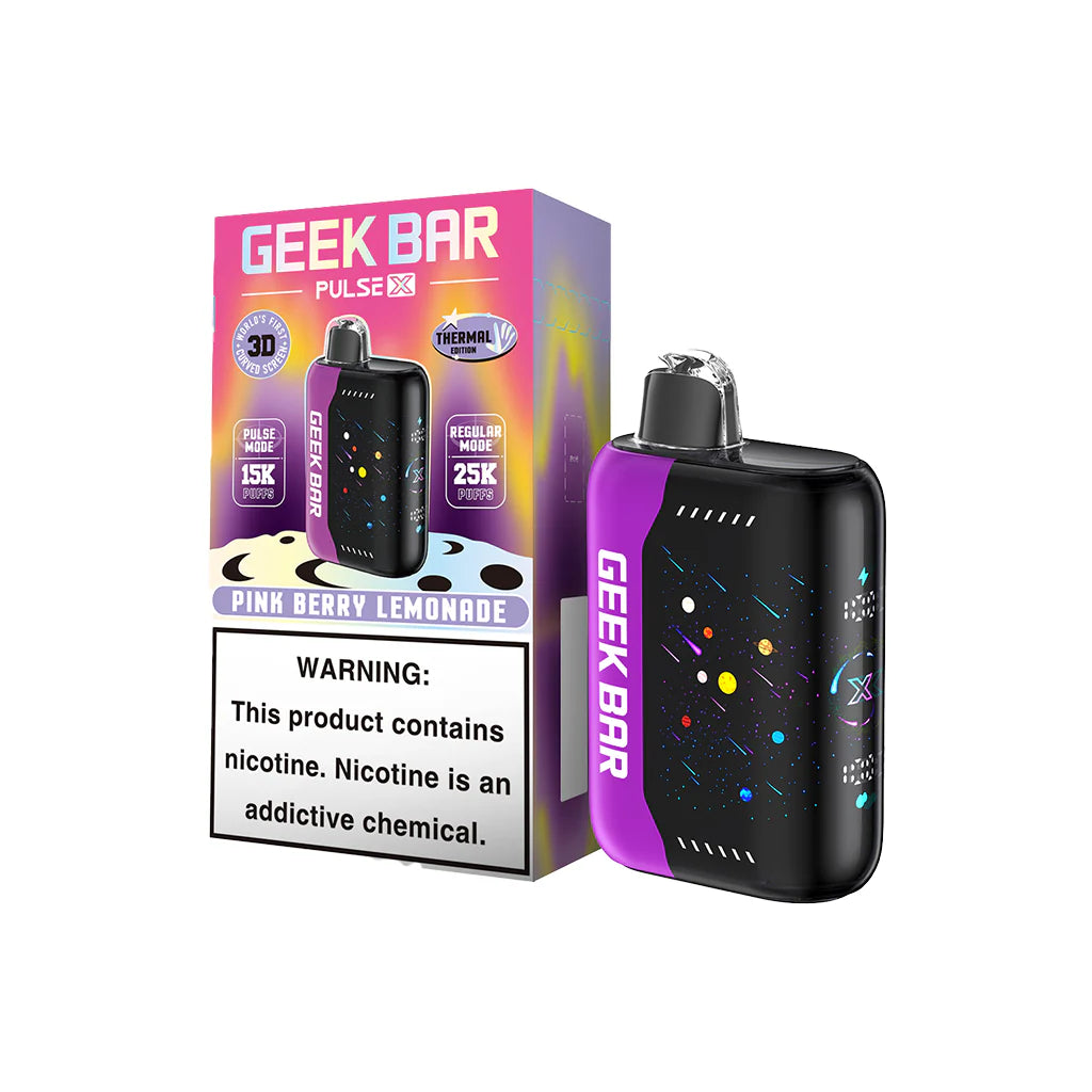 Geek Bar Pulse X 25000 Pink Berry Lemonade - Disposable Vape - Vaping Shop