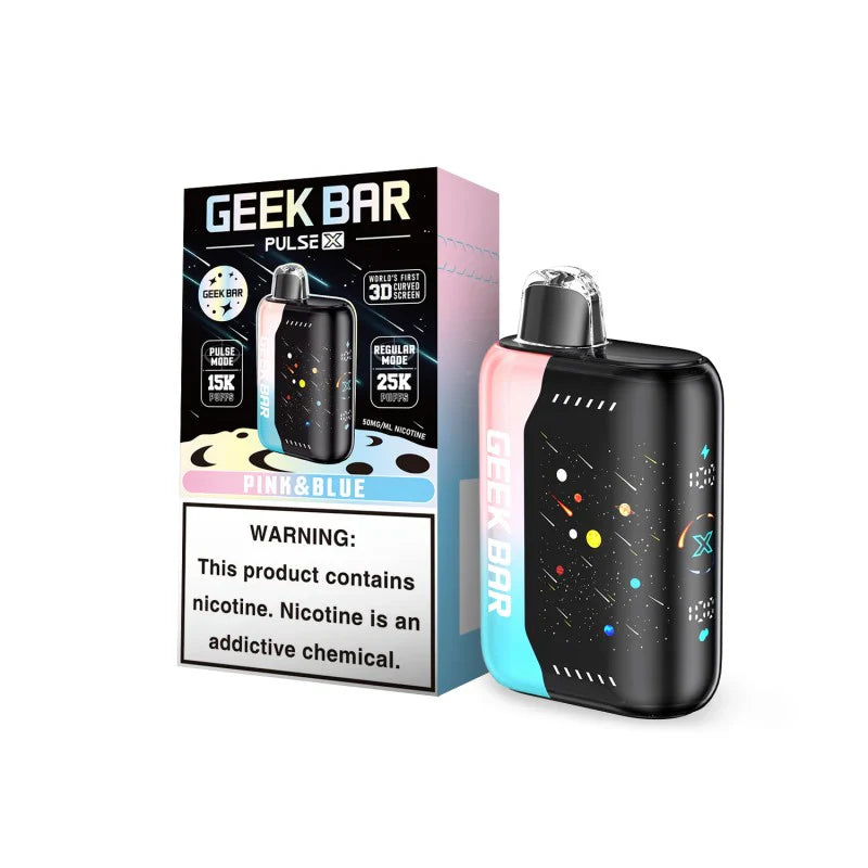 Geek Bar Pulse X 25000 Pink&Blue Disposable Vape - Vaping Shop