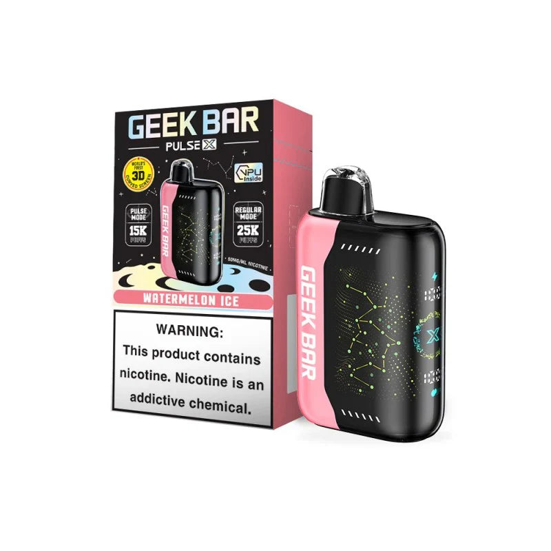 Geek Bar Pulse X 25000 Watermelon Ice Disposable Vape - Vaping Shop
