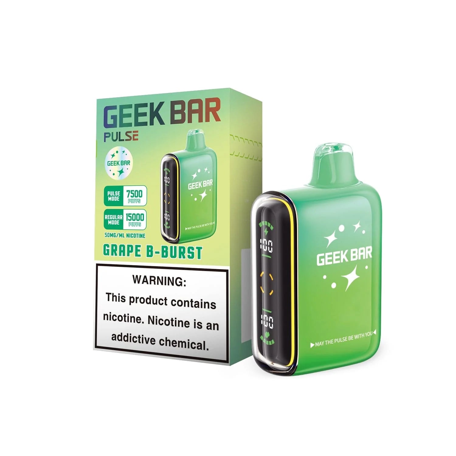 Grape B Burst Geek Bar Pulse 15000 - Vaping Shop