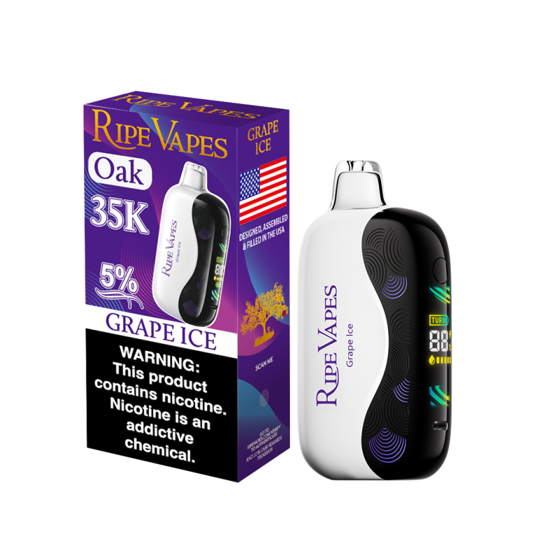 Grape Ice Ripe Vapes Oak 35K
