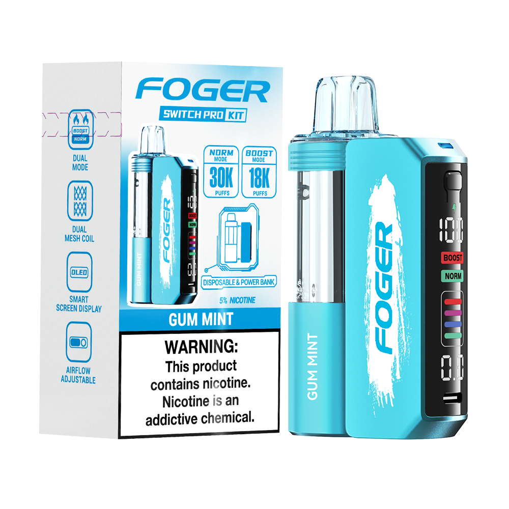 Gum Mint Foger Switch Pro 30K Kit - Black Coral