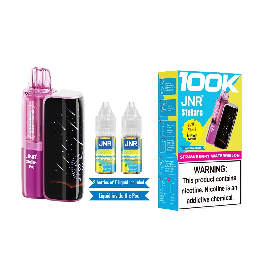 JNR Stellarc 100K Kit Strawberry Watermelon Disposable Vape - Vaping Shop