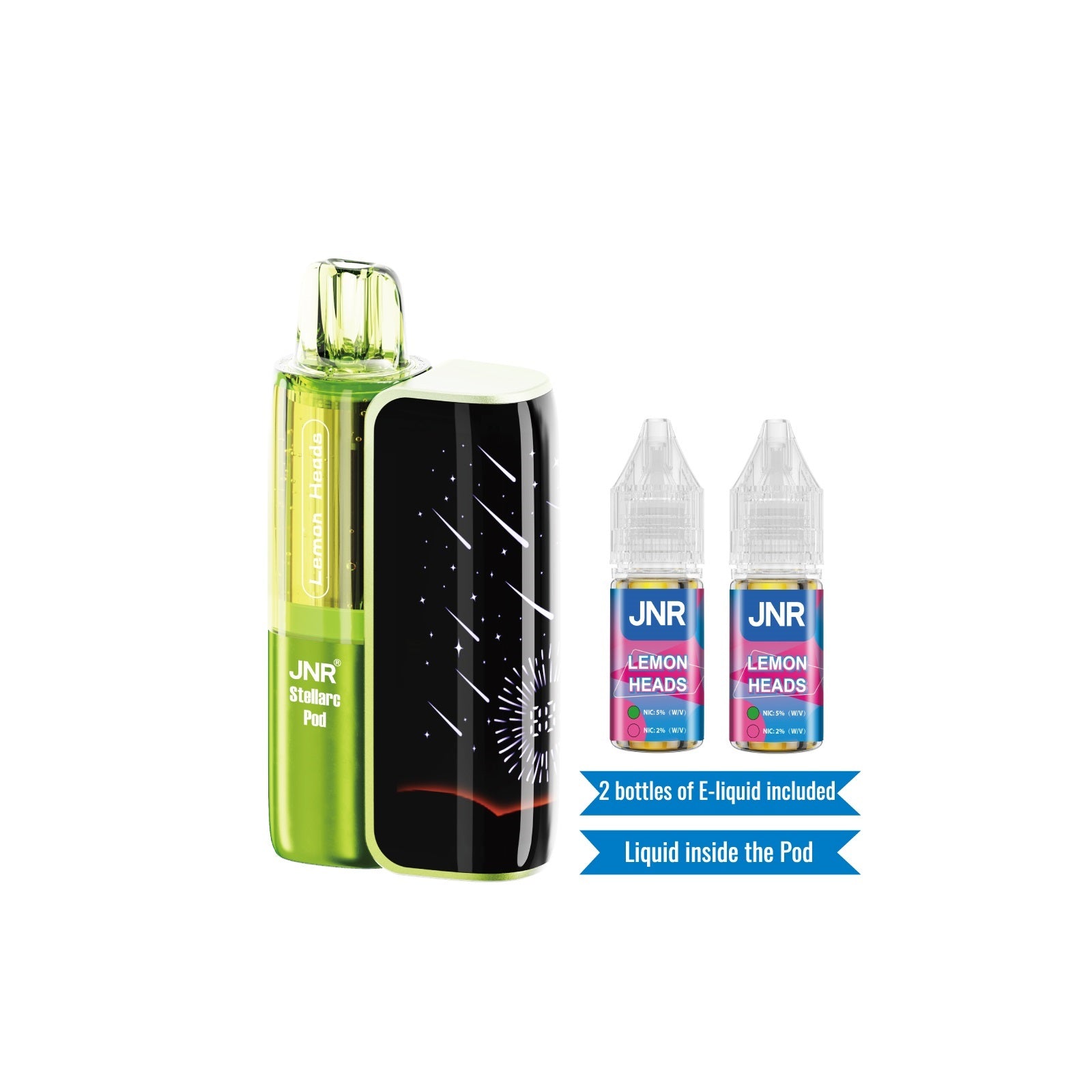 JNR Stellarc 100K Kit Lemon Heads Disposable Vape - Vaping Shop