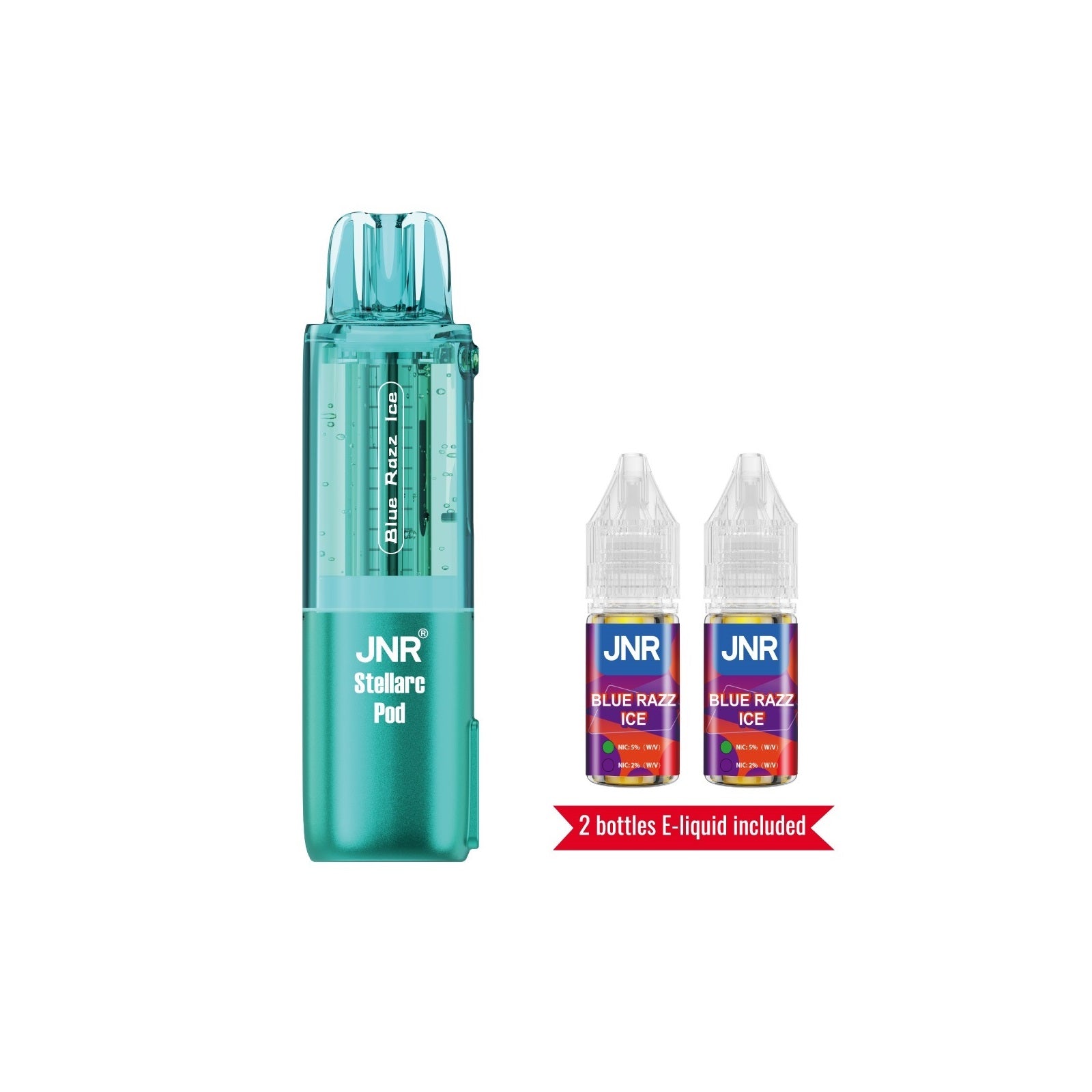 JNR Stellarc 100K Pod Blue Razz Ice Disposable Vape - Vaping Shop