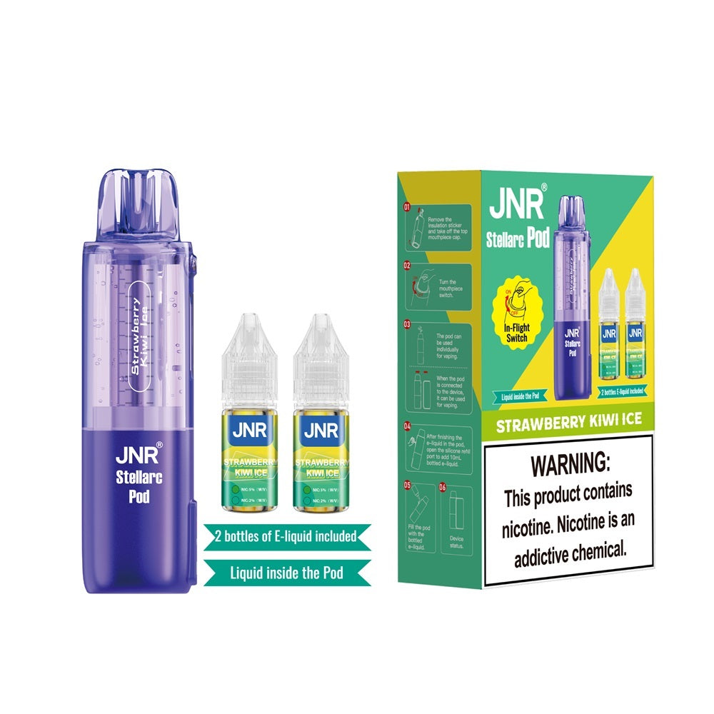 JNR Stellarc 100K Pod Strawberry Kiwi Ice Disposable Vape - Vaping Shop