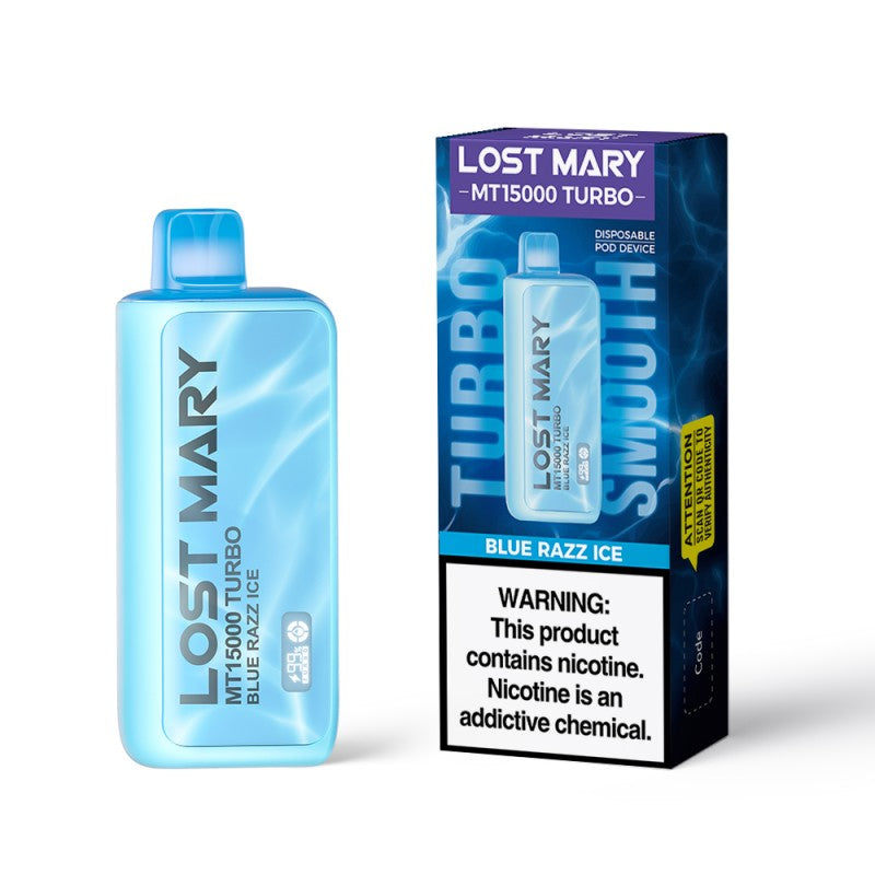 Blue Razz Ice Lost Mary MT15000 Turbo - Vape.LLC