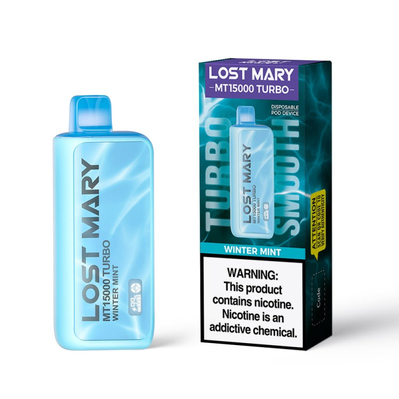 Winter Mint Lost Mary MT15000 Turbo - Vape.LLC