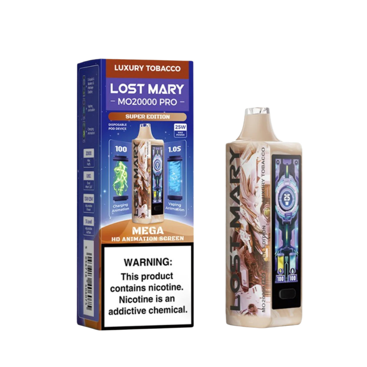 Luxury Tobacco Lost Mary MO20000 Pro - Vape.LLC
