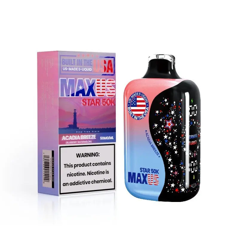 Maxus Star 50K Acadia Breeze Disposable Vape - Vaping Shop