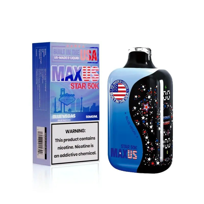 Maxus Star 50K Blue Vegas Disposable Vape - Vaping Shop