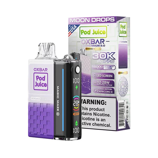 Moon Drops Oxbar Magic Maze 2.0 Pod Juice 30K